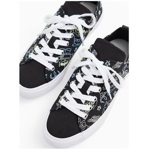 DISNEY PIXAR TOY STORY ALIEN NEON CANVAS SNEAKER